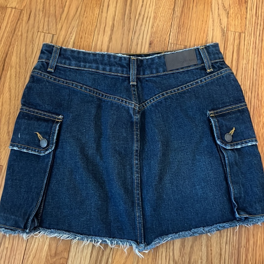 LF Carmar Colin cargo side pocket denim skirt - Picture 6 of 7